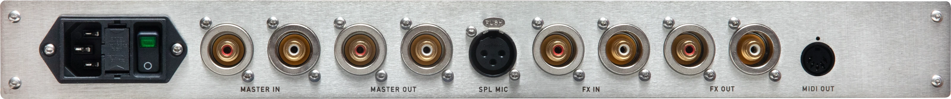 Control back panel
