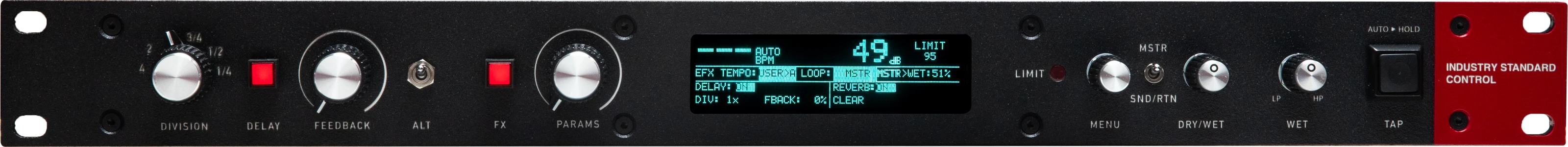 Control front panel